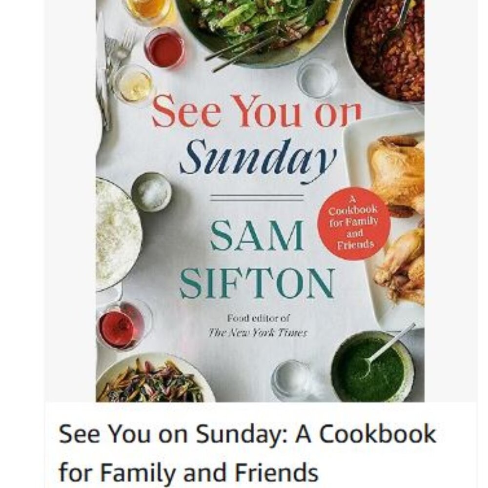 Big cookbook See You on Sunday